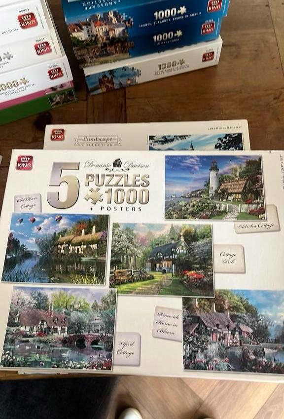 Puzzels, Ophalen, 500 t/m 1500 stukjes, Zo goed als nieuw