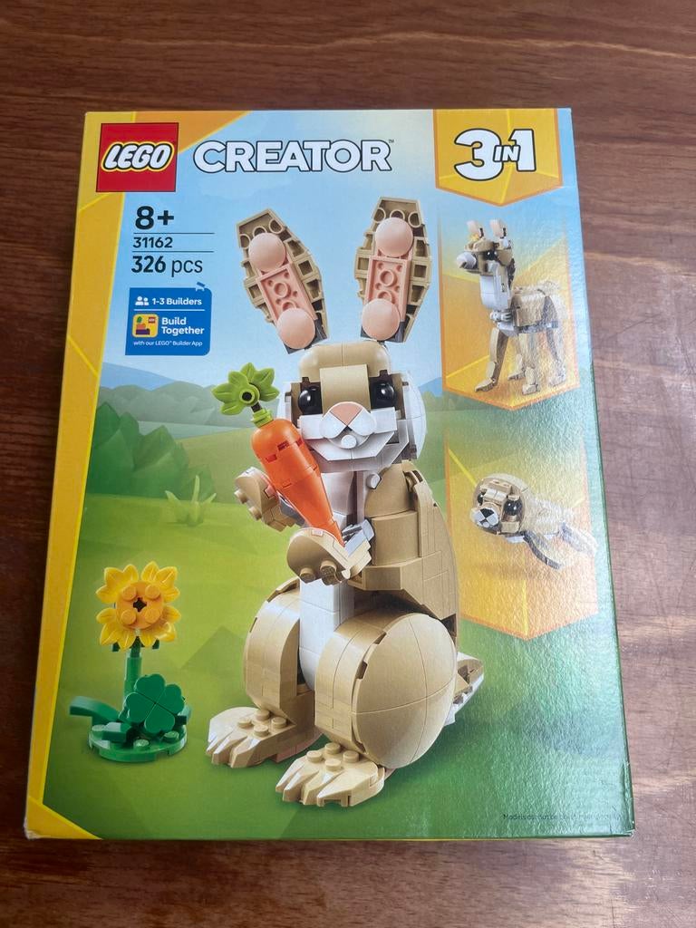 Lego Creator 31162 - 3 in 1 Konijn - Nieuw & Verzegeld, Ophalen of Verzenden, Nieuw, Complete set, Lego
