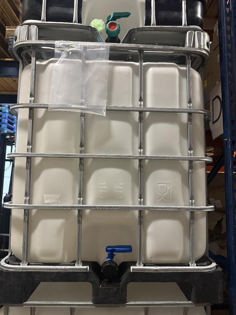 Gereinigde IBC-container / Regenton – 1.000 liter, Tuin en Terras, Regentonnen, Ophalen, Kunststof, Met kraantje, 150 liter of meer