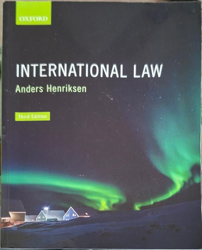 International Law - Anders Henriksen, Boeken, Studieboeken en Cursussen, Ophalen of Verzenden, Alpha, Gelezen, WO
