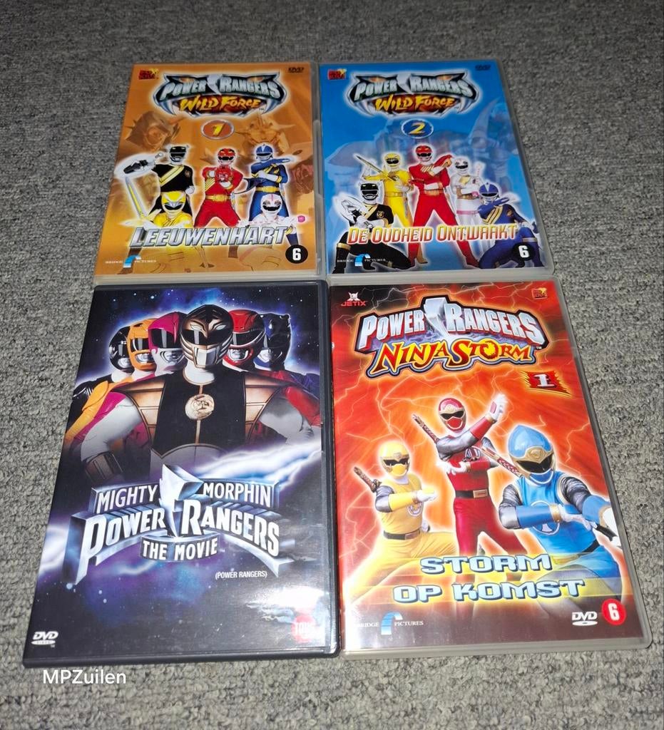 Power Rangers  .. 5 DVD, Cd's en Dvd's, Ophalen of Verzenden, Zo goed als nieuw, Amerikaans, Tekenfilm