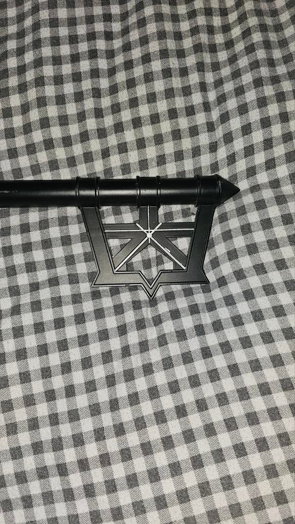 Kingdom Hearts Oblivion Keyblade Replica - 90cm Metaal, Ophalen, Nieuw, Toneelattributen of Onderdelen