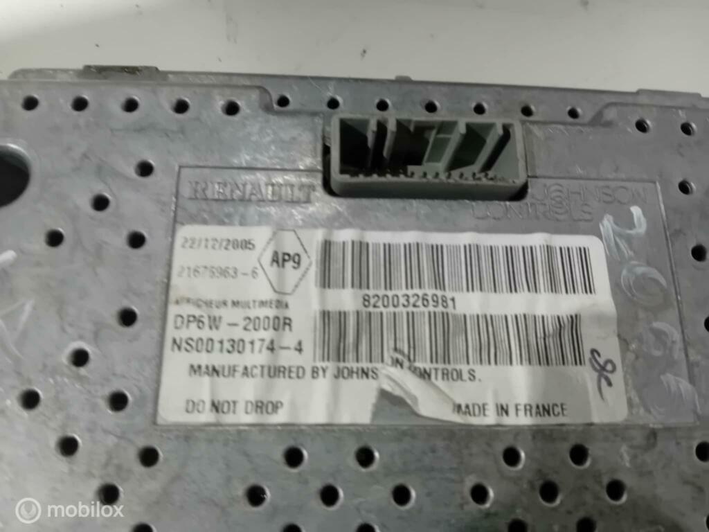 Navigatie display Renault Laguna 8200326981, Ophalen of Verzenden, Gebruikt