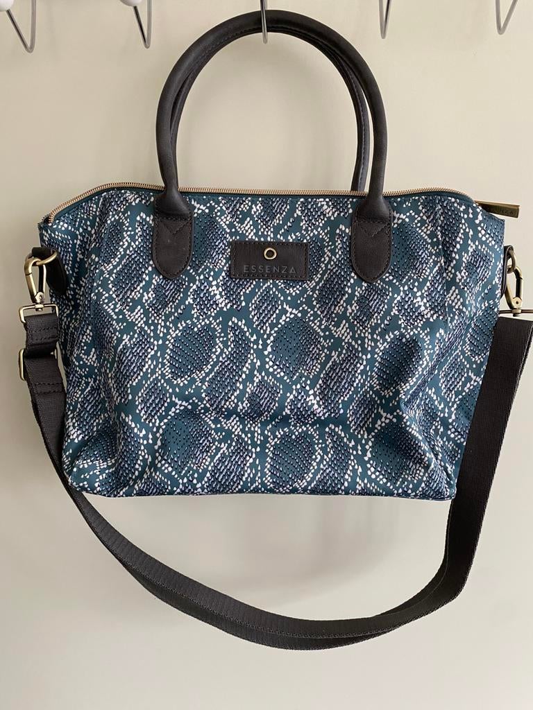 Essenza schoudertas, Sieraden, Tassen en Uiterlijk, -, Blauw, Schoudertasje, -