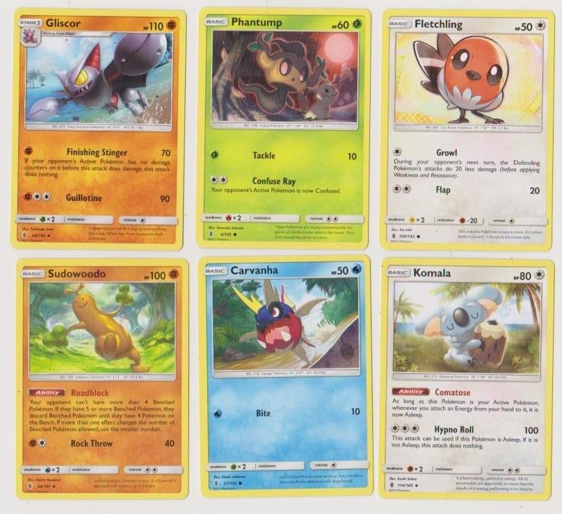 (B73) POKeMON kaarten serie Guardians Rising, Verzenden, Zo goed als nieuw, Meerdere kaarten