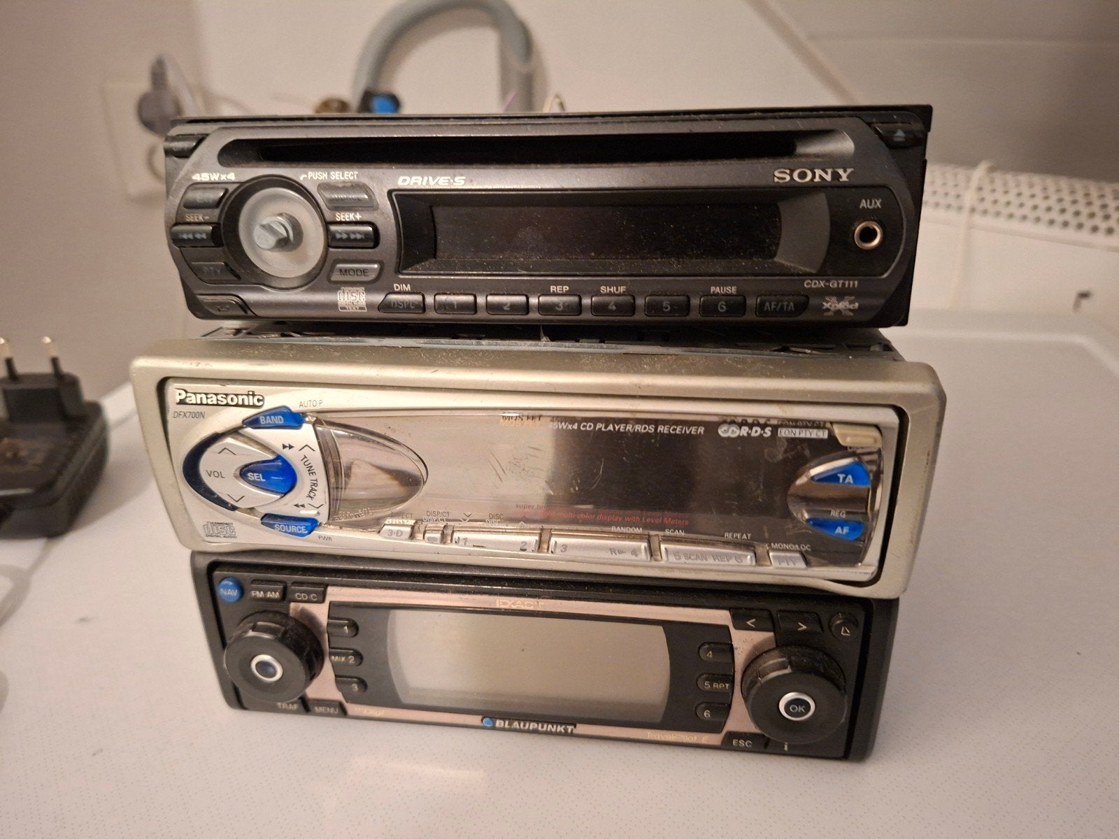 3-tal autoradio's, Ophalen of Verzenden, Gebruikt