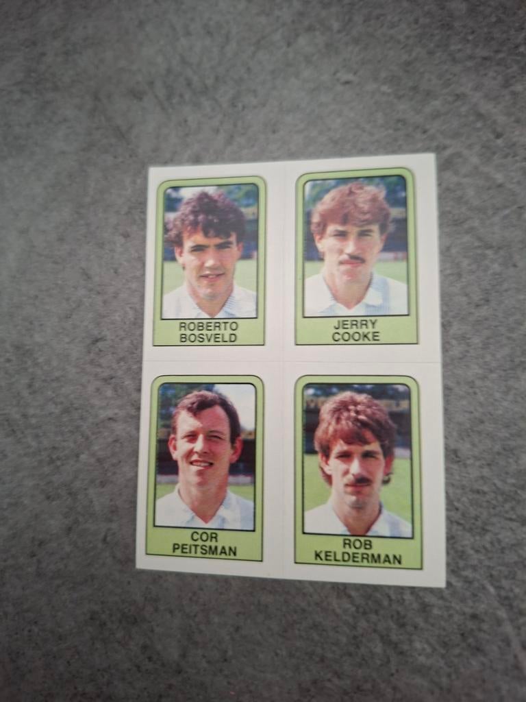 Panini sticker Voetbal 86. Spelers De Graafschap., Verzenden, Zo goed als nieuw, Sticker
