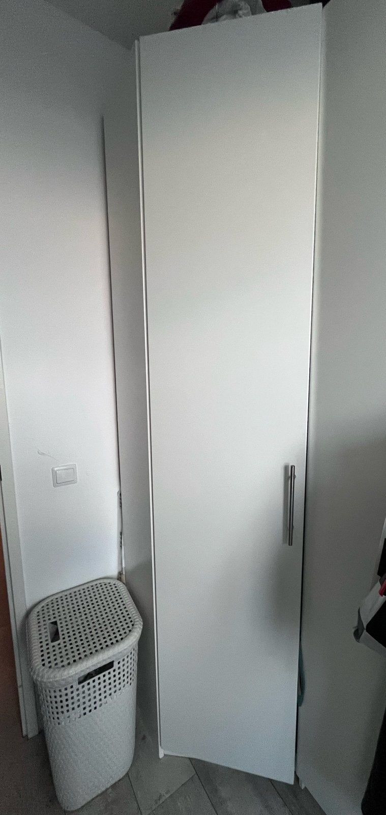 Hoekelement Pax kast zonder deur met 2 roedes en planken, Ophalen, Met plank(en), Gebruikt, 200 cm of meer