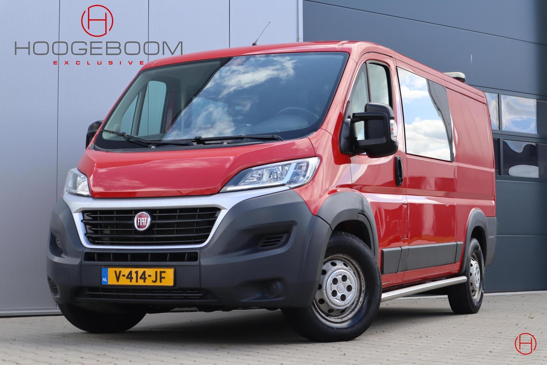 Fiat Ducato bestel 35H 2.3 MultiJet L2H1 DC 5-persoons / Cam, Auto's, Stof, Gebruikt, Euro 6, Electronic Stability Program (ESP)