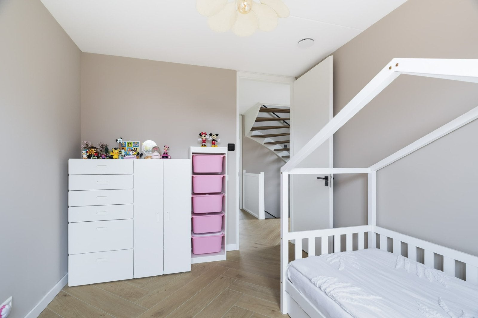 Tiener slaapkamer, Ophalen, Gebruikt, Wit, Tweepersoons
