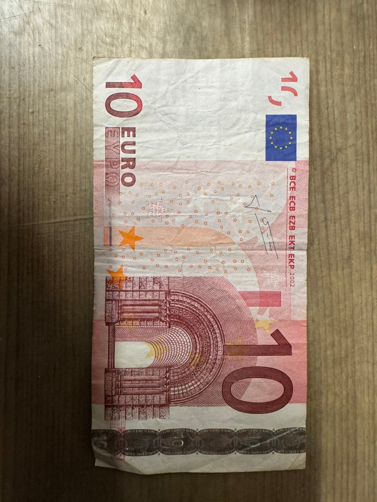 2002 10 euro biljet, Postzegels en Munten, Ophalen of Verzenden, Overige landen, 10 euro