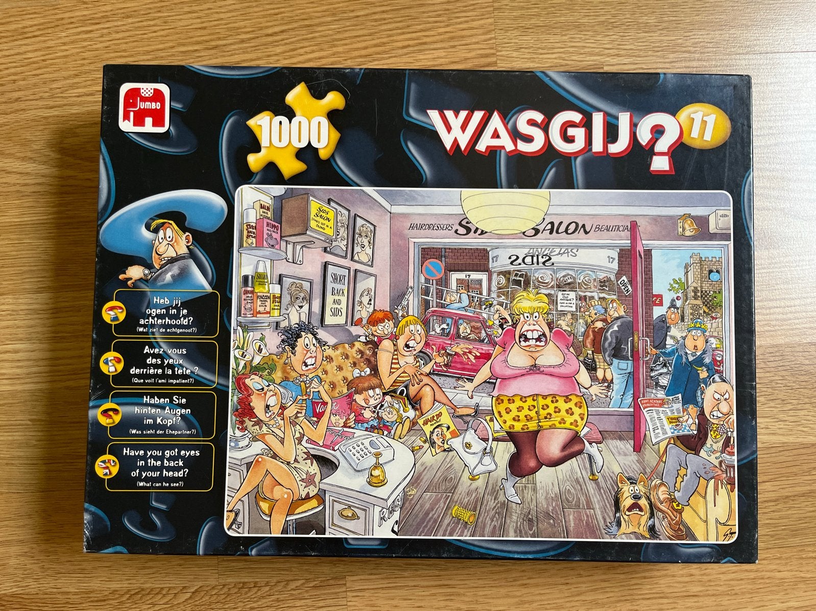 Wasgij Original 11: Schoonheidssalon Puzzel 1000 Stukjes, Ophalen of Verzenden, 500 t/m 1500 stukjes, Zo goed als nieuw, Legpuzzel