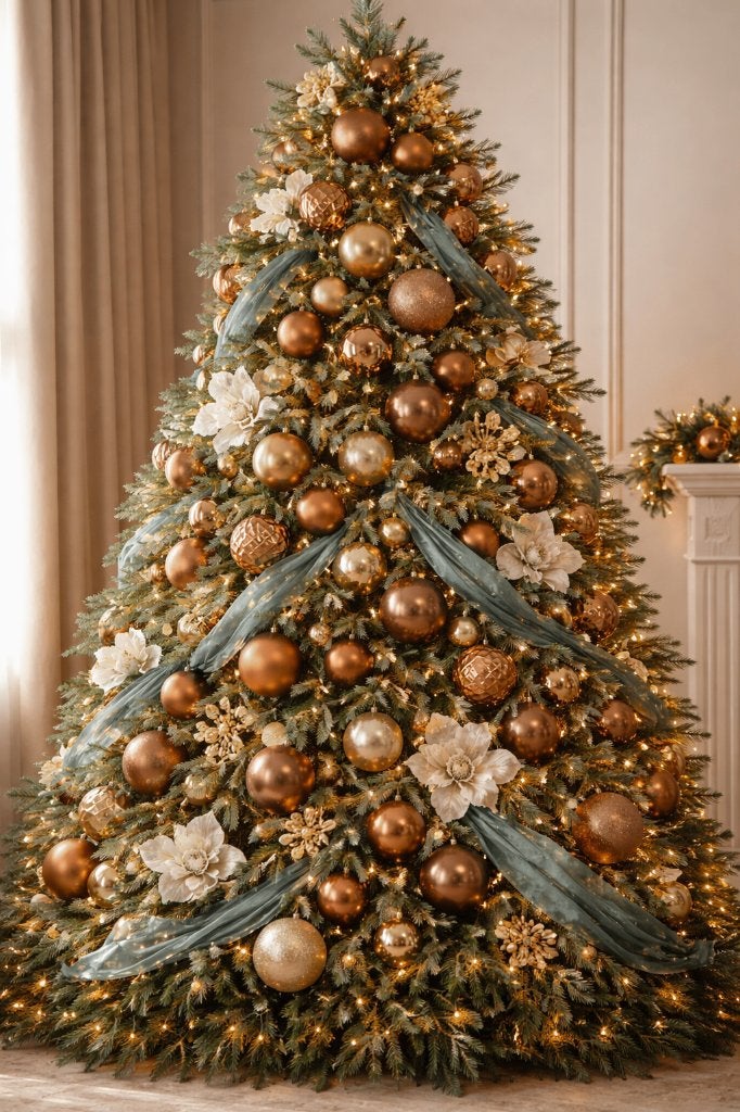 kerstballen, nieuw, kunststof, Decoris, ginger brown, 100, Diversen, Kerst, Ophalen, Nieuw