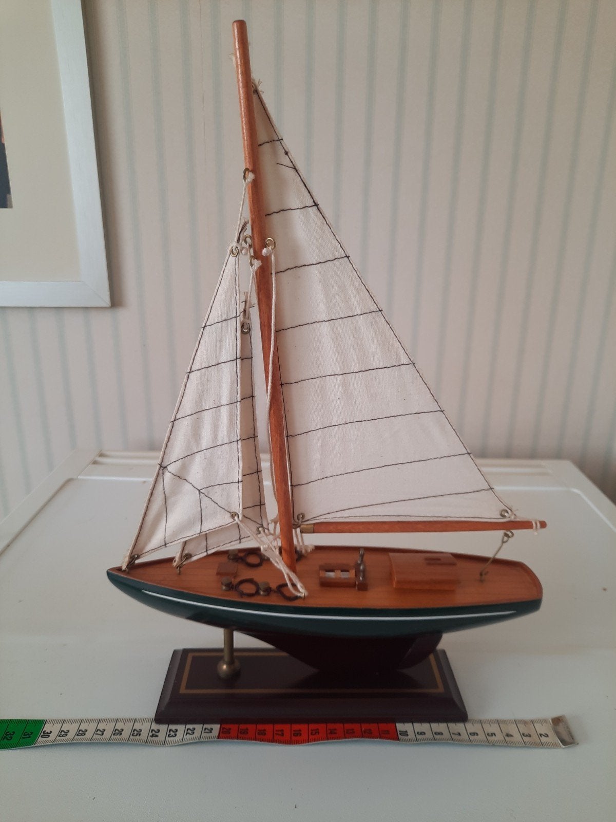 model zeilboot, Ophalen