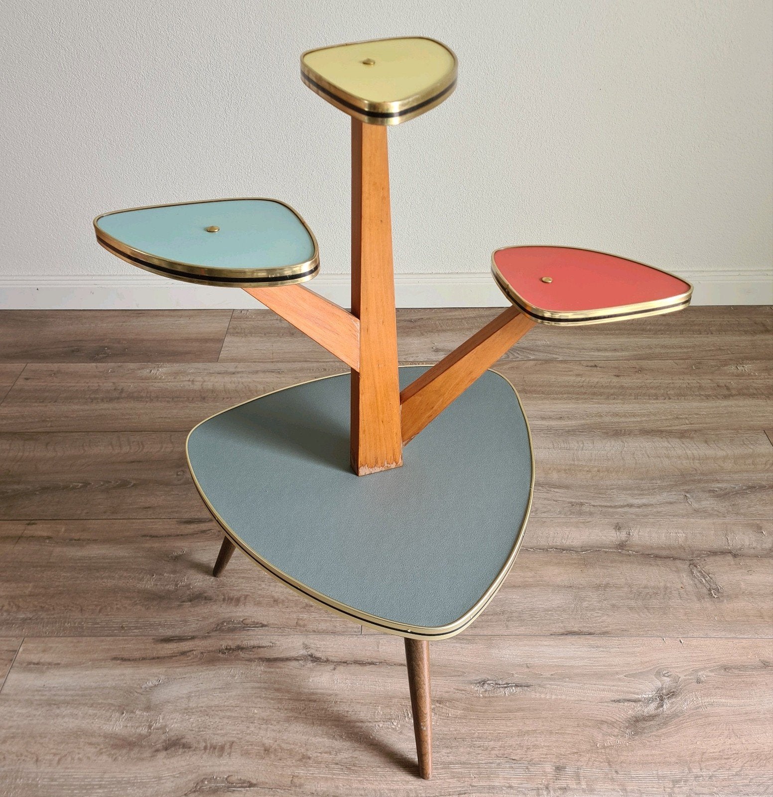 Vintage retro tafel plantentafel planten bijzettafel, Ophalen of Verzenden, Huis en Inrichting