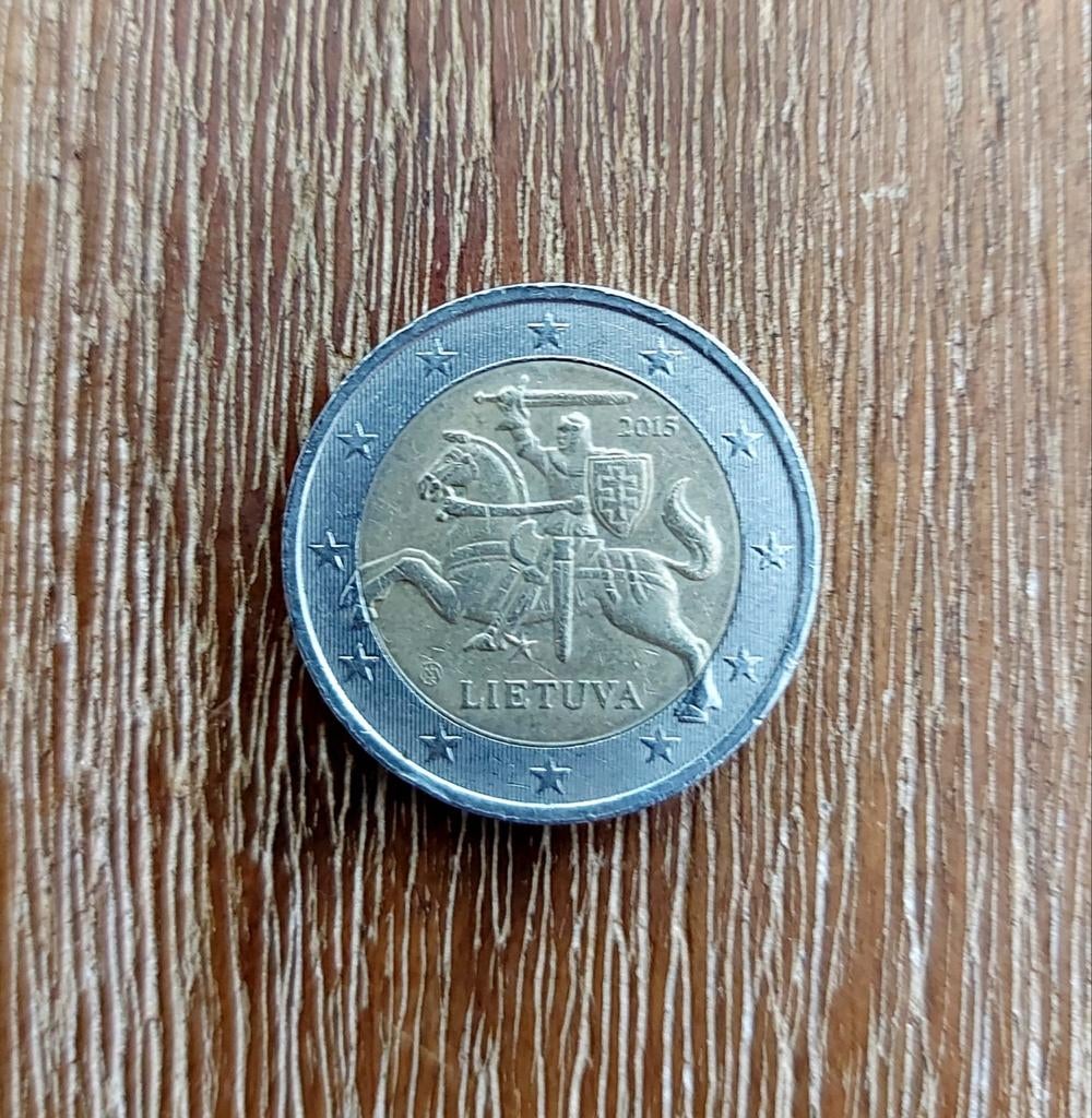 Litouwse 2 Euro munt 2015 - Vytis, Postzegels en Munten, Munten | Europa | Euromunten, Ophalen of Verzenden, Overige landen, 2 euro