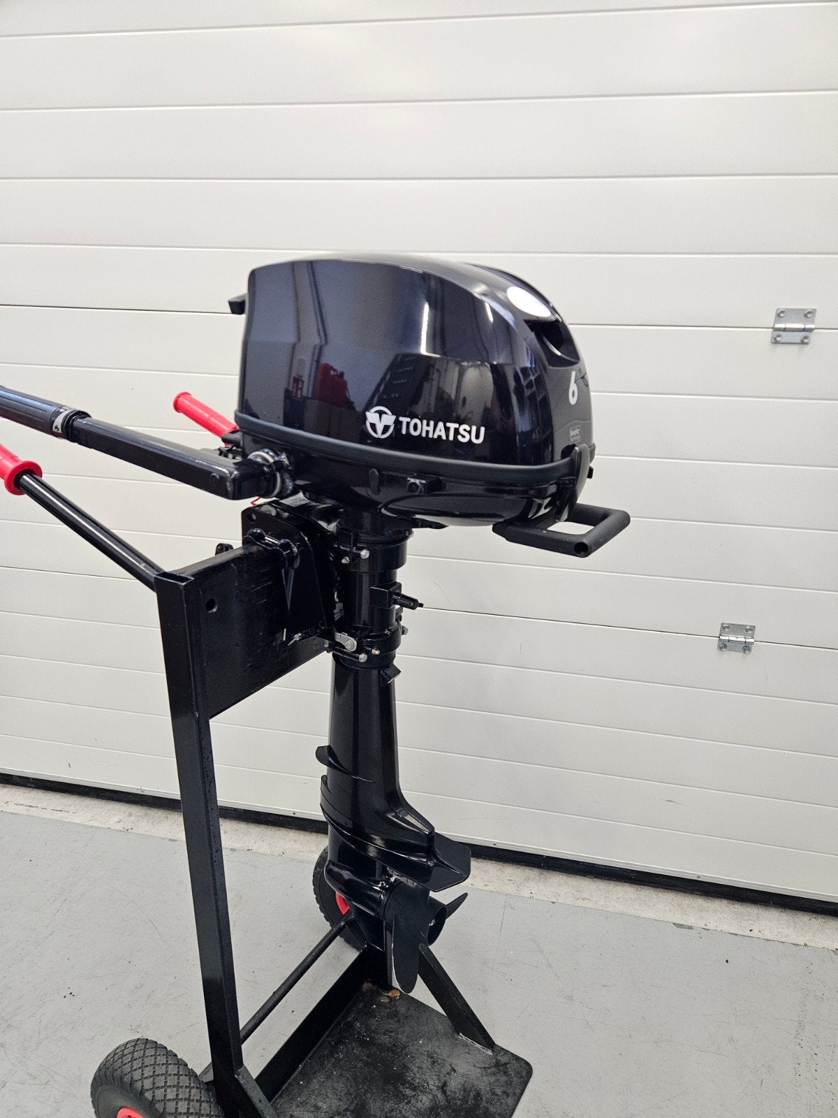 Tohatsu MFS6D 6 pk kortstaart buitenboordmotor - 1 jaar gara, Watersport en Boten, Ophalen, 5 tot 10 pk, Tohatsu, .