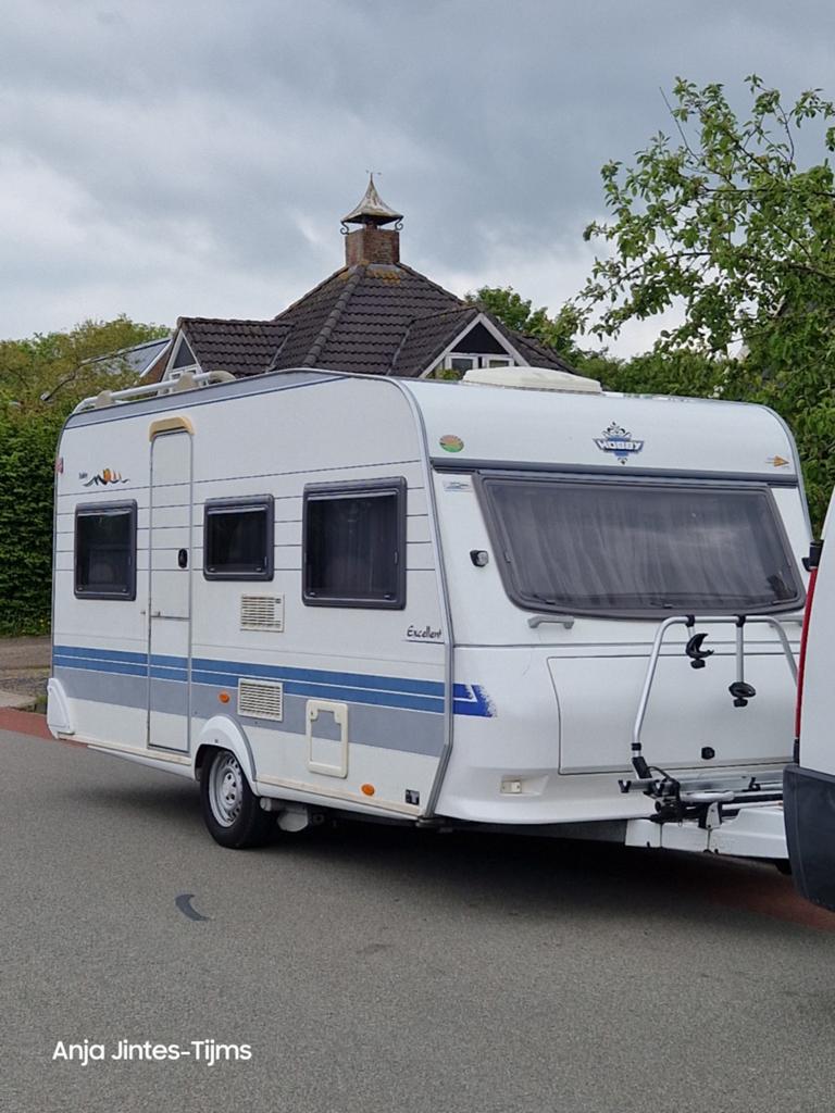 Hobby Excellent Easy 450 UF toercaravan met mover, Caravans en Kamperen, Caravans, Mover, Rondzit, Hobby, Particulier