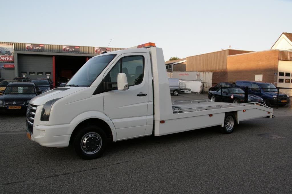 Volkswagen Crafter 2.5 TDI Lang 2007 Airco Navi Oprijwagen A, Auto's, Gebruikt, Volkswagen, Wit, Origineel Nederlands