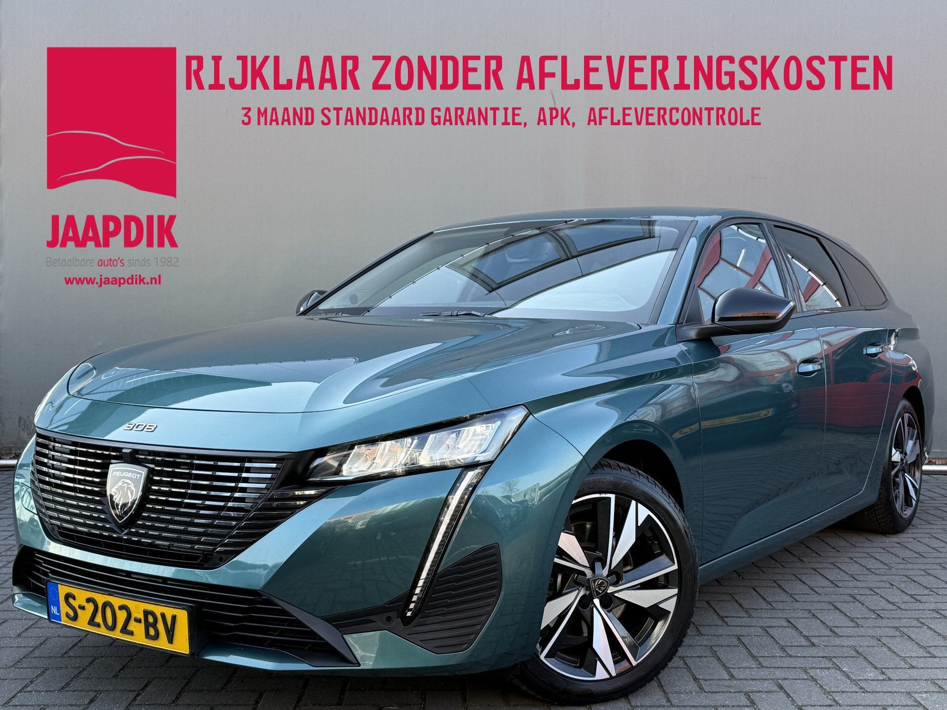 Peugeot 308 SW BWJ 2023 1.2 131 PK PureTech Allure TREKHAAK, Auto's, Voorwielaandrijving, 1199 cc, Met garantie (alle), Blauw