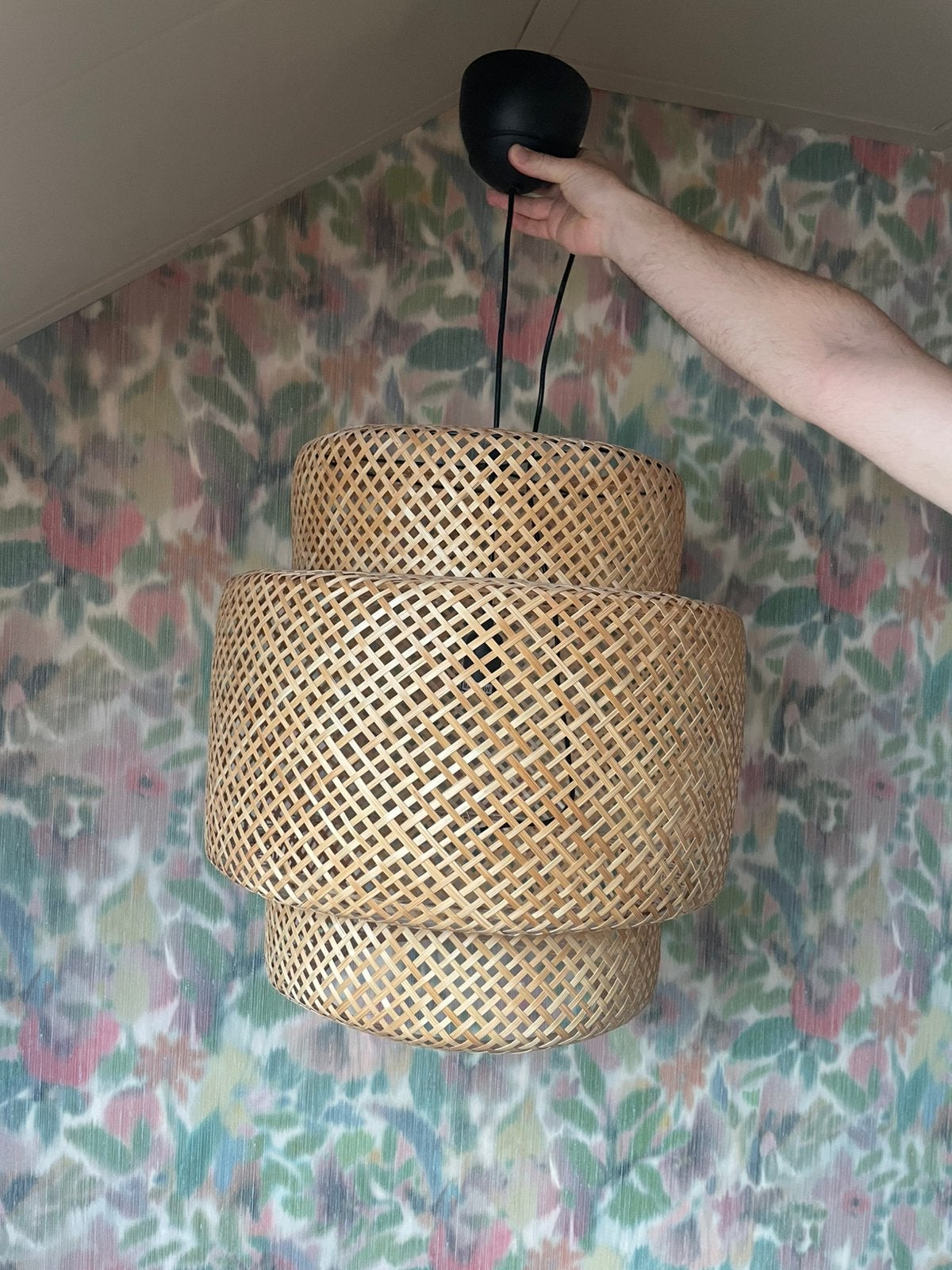 Hanglamp Sinnerlig Ikea, Huis en Inrichting, Ophalen, Zo goed als nieuw, 50 tot 75 cm