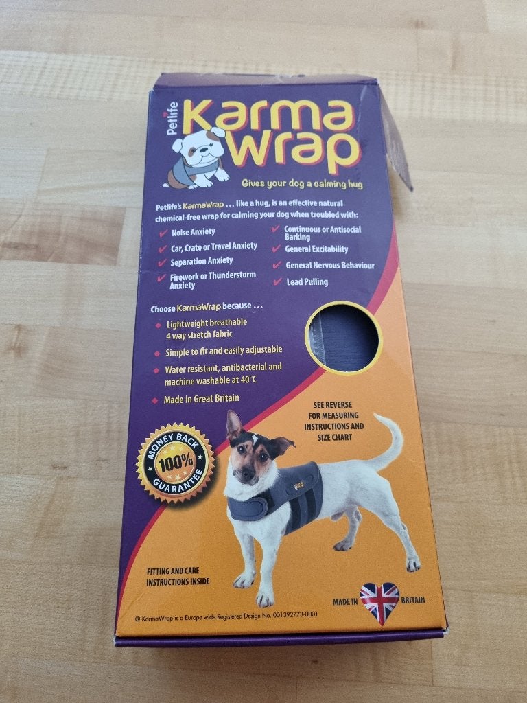 Karmawrap S hond anti-prikkels / rust / angstig, Dieren en Toebehoren, Overige merken, Ophalen, Zo goed als nieuw, Overige typen