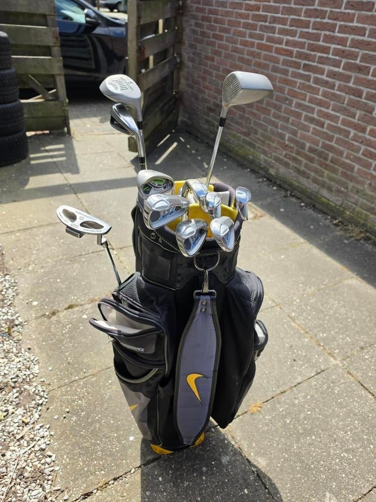 Golfset met gratis tas, Ophalen of Verzenden, Zo goed als nieuw, Benzine, Overige merken