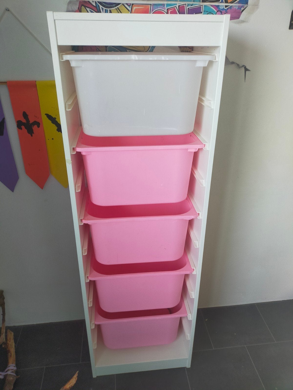 Ikea kast met bakken (TROFAST), Ophalen, Gebruikt