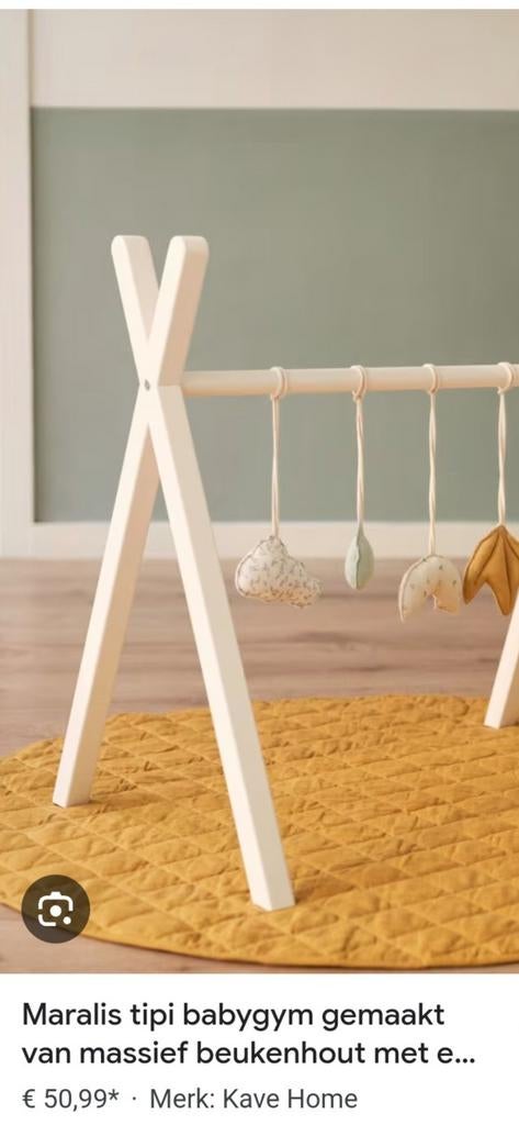 Kave Home Speelboog Maralis van beukenhout babygym NIEUW!, Ophalen of Verzenden, Nieuw, Overige typen