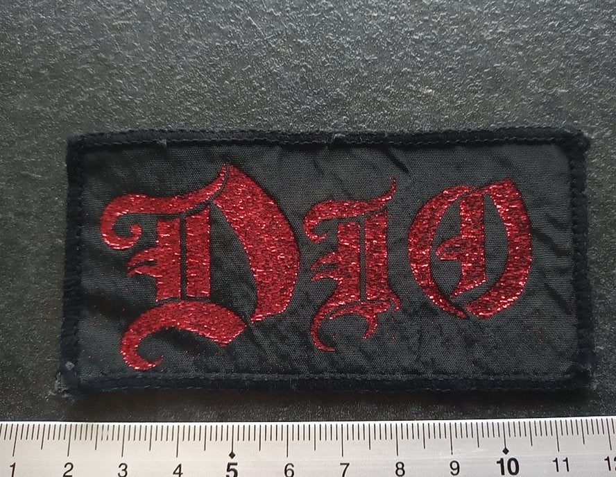 Dio prachtige vintage 80's patch used629  met rode glitter, Ophalen of Verzenden, Zo goed als nieuw, Kleding