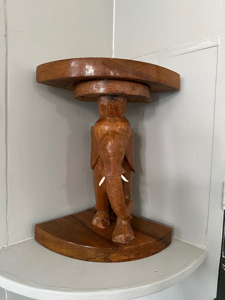 SALE: antieke bijzettafeltjes, vintage houten console, Ophalen