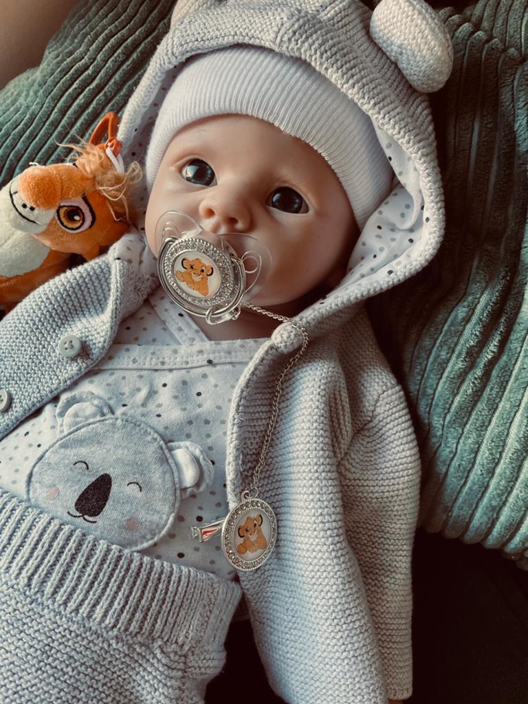 Levensechte siliconen babypop jongen - 48 cm met accessoires, Ophalen of Verzenden, Nieuw, Babypop
