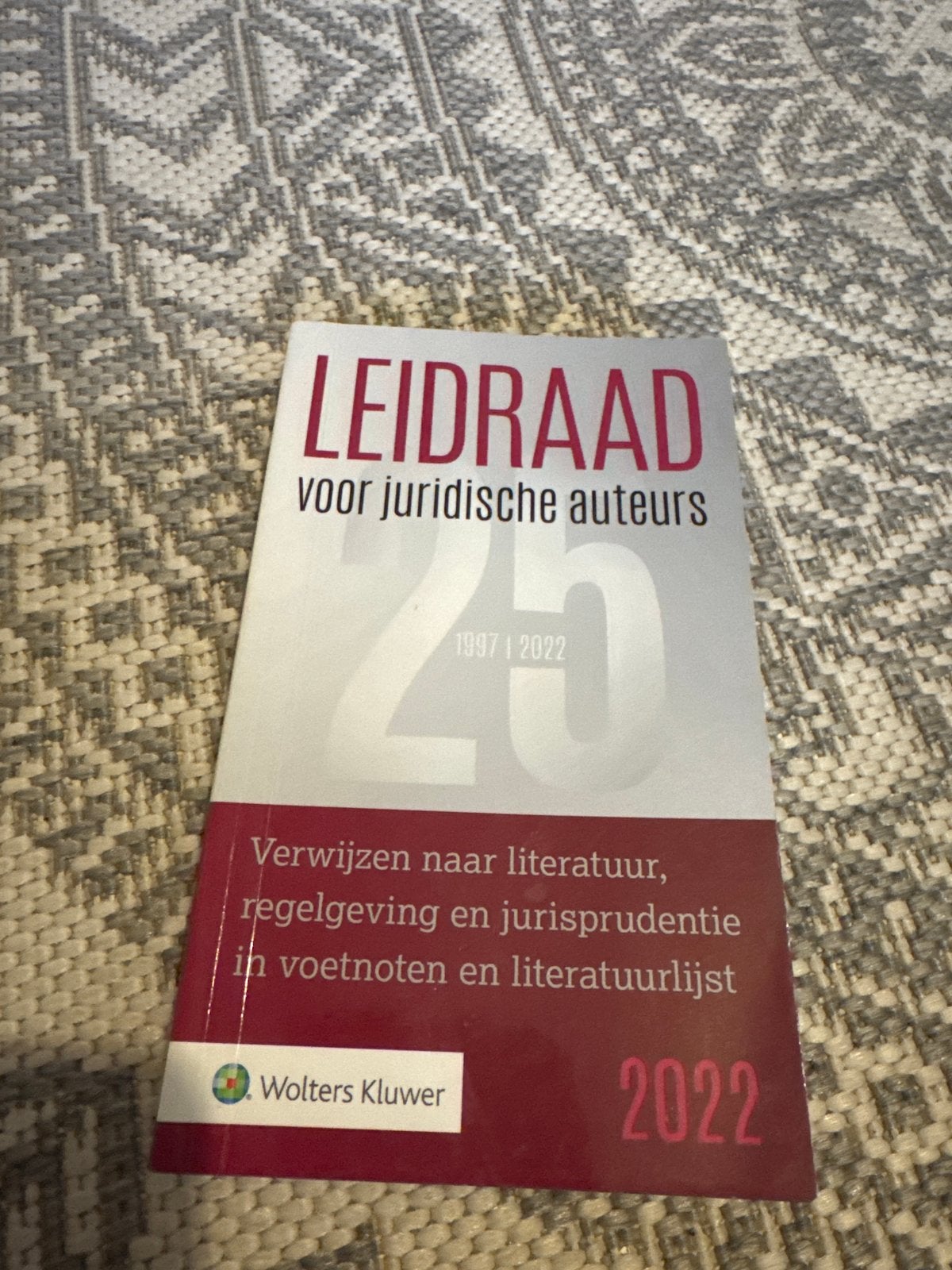 Leidraad voor juridische auteurs 2022 - Wolters Kluwer, Verzenden, Gamma, Zo goed als nieuw, HBO