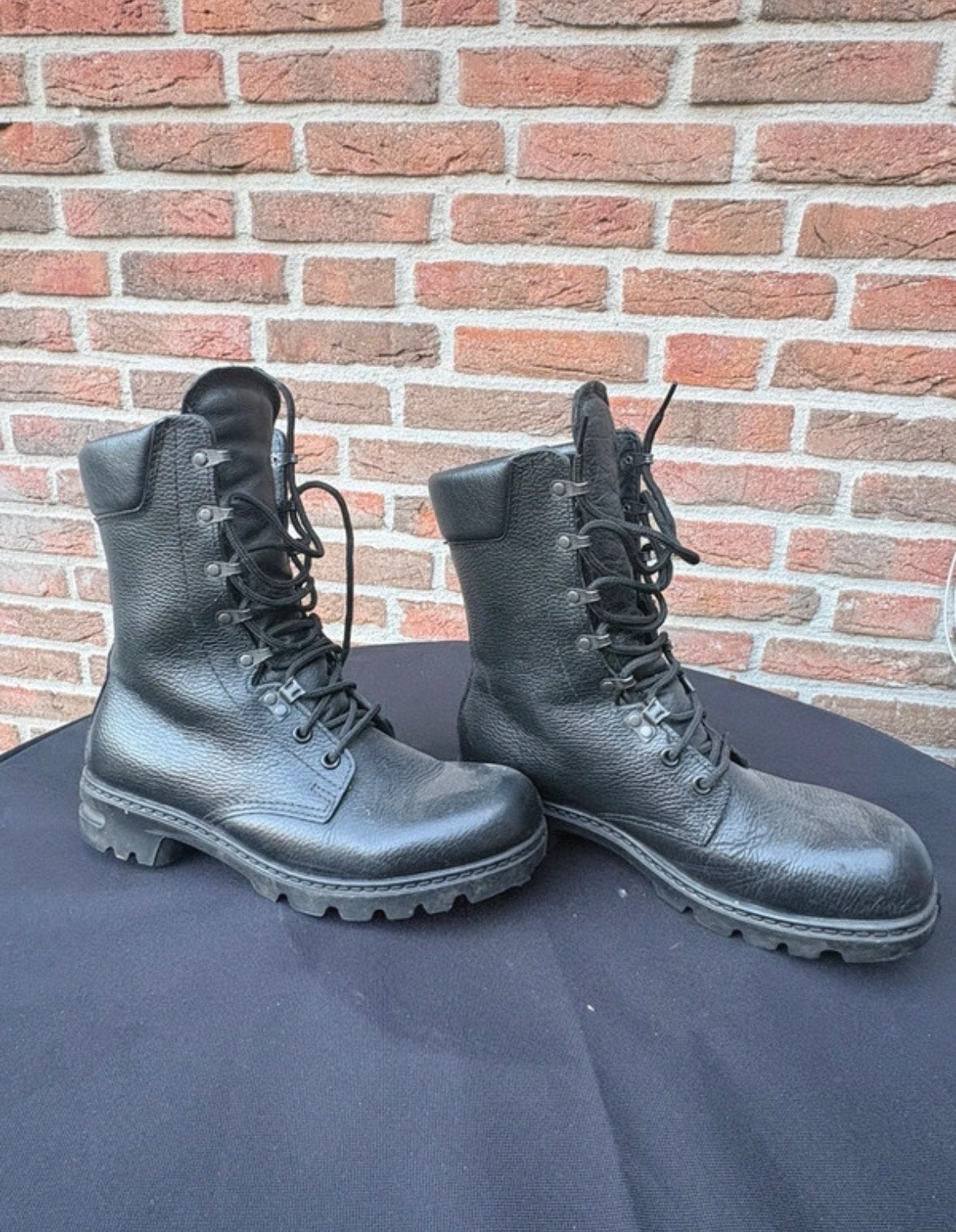 Leger kisten - Zwarte militaire boots, Ophalen, Zwart, Boots, Zo goed als nieuw