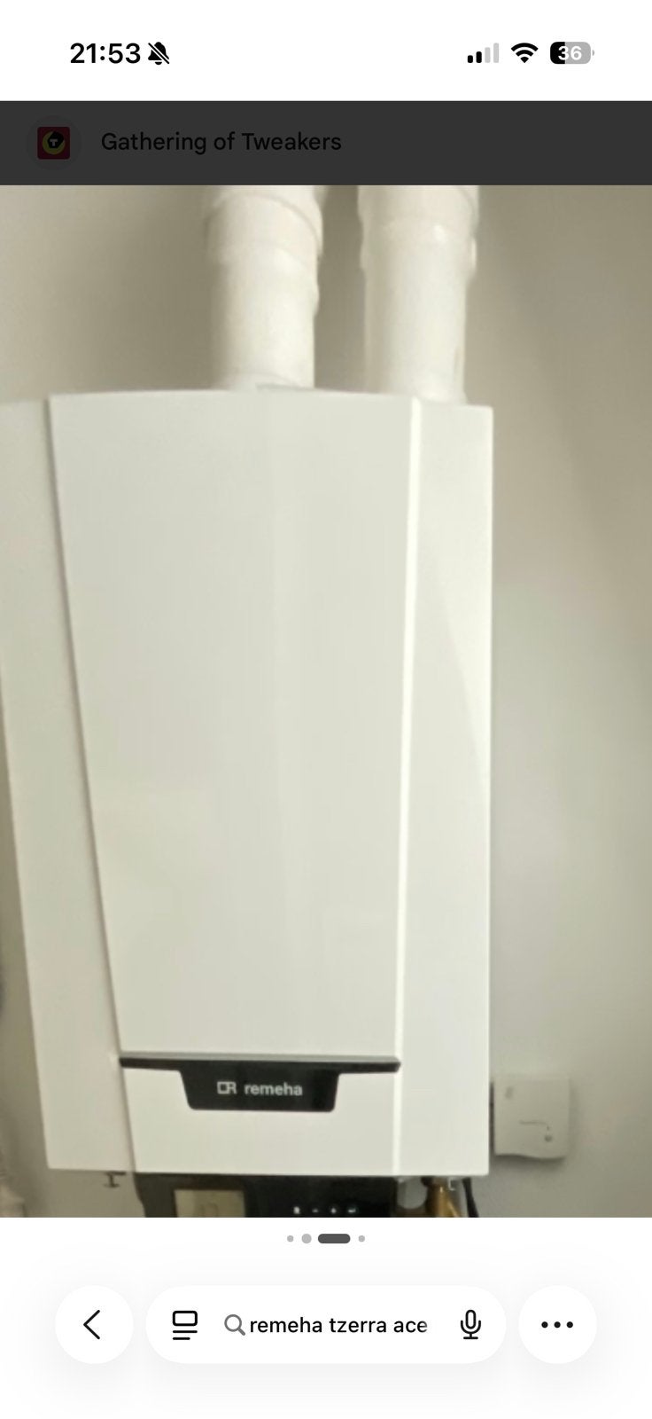 Gebruikte tzerra cw5, Gebruikt, Geiser, Ophalen of Verzenden, Minder dan 20 liter