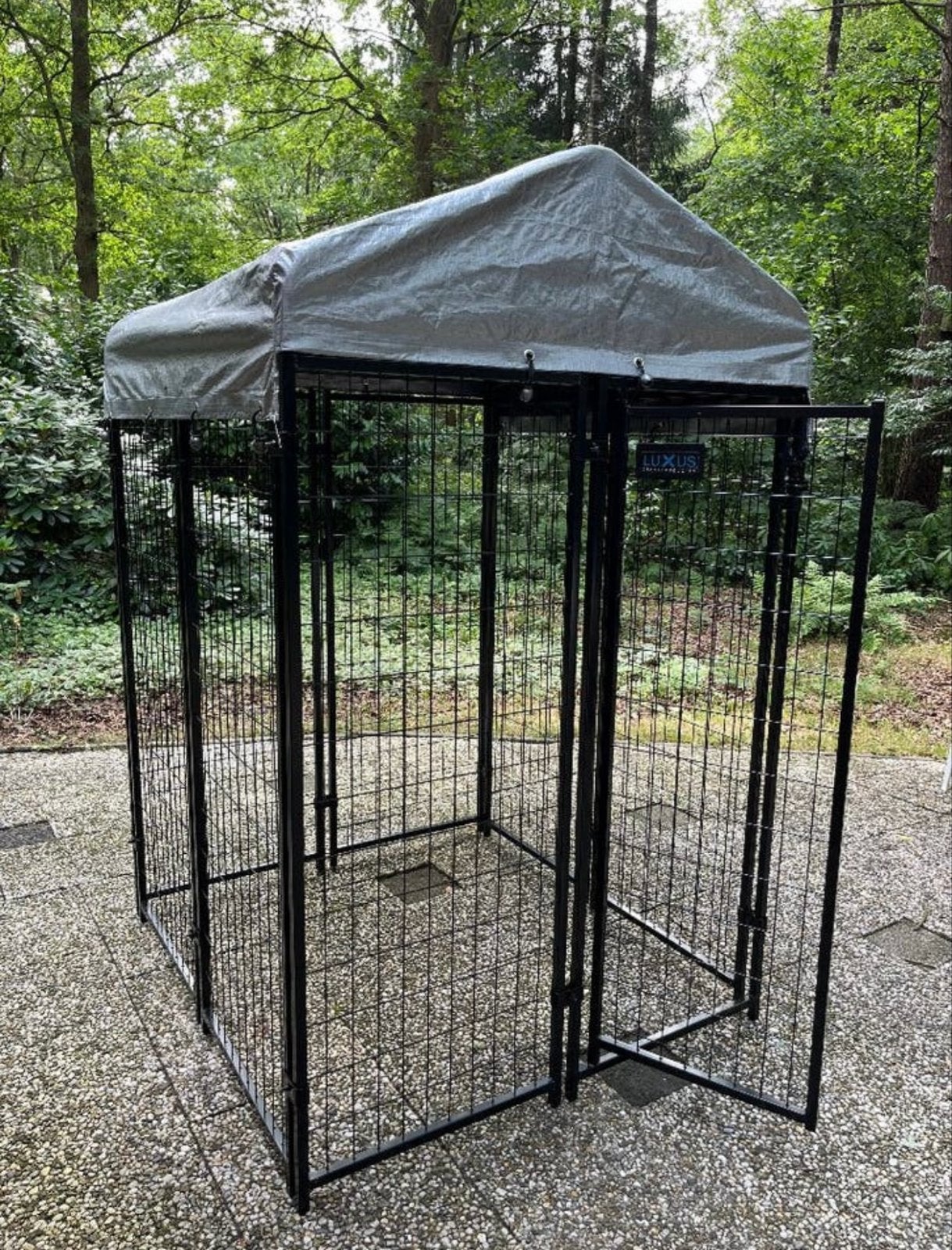 Luxe Metalen Kattenren / Buitenverblijf (117x117x178 cm), Ophalen, Zo goed als nieuw, 110 cm of meer, 100 cm of meer