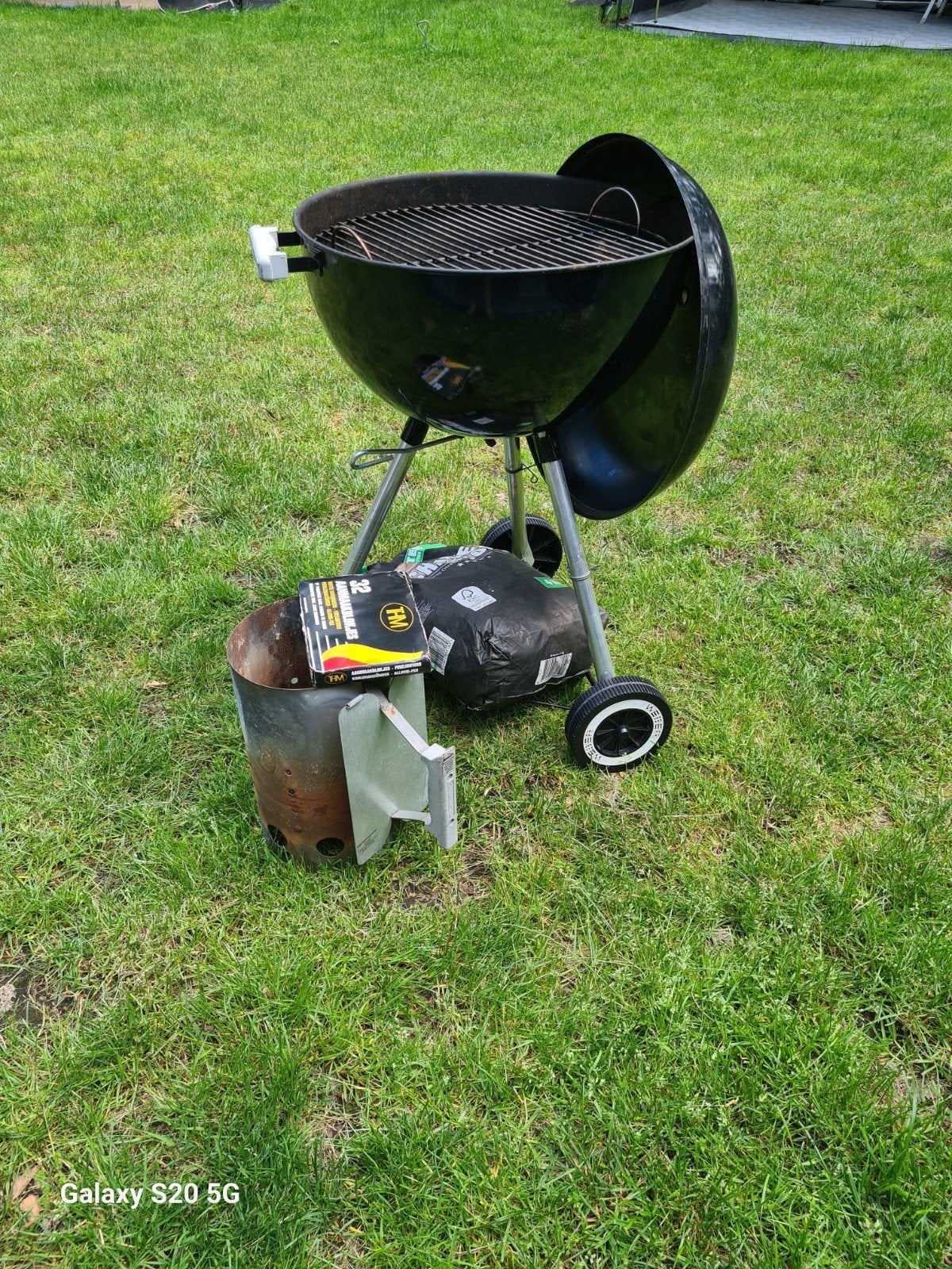 Weber BBQ Houtskool/Briketten incl. Starter & Kolen, Ophalen, Gebruikt, Weber