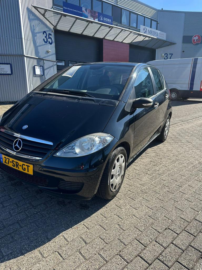 Mercedes-Benz A-Klasse 1.5 A160 5DRS AUT 2006 AIRCO/NAVI/PDC, Automaat, 1498 cc, Zwart, Mercedes-Benz