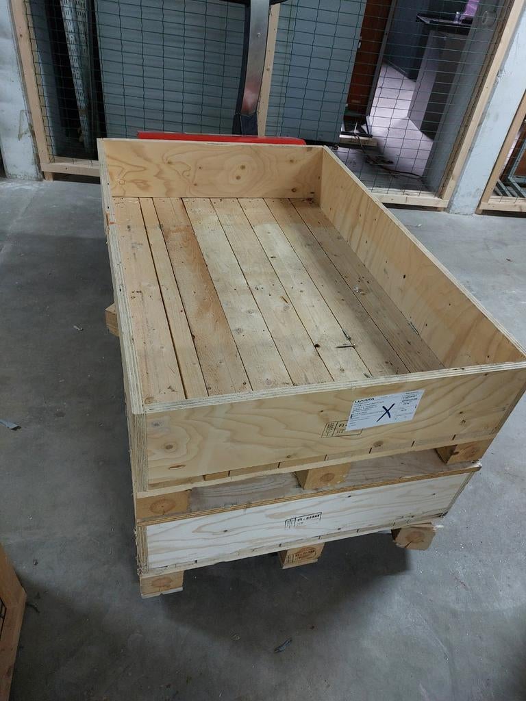 Palletkisten, Ophalen, Doos, 100 cm of meer, 60 cm of meer