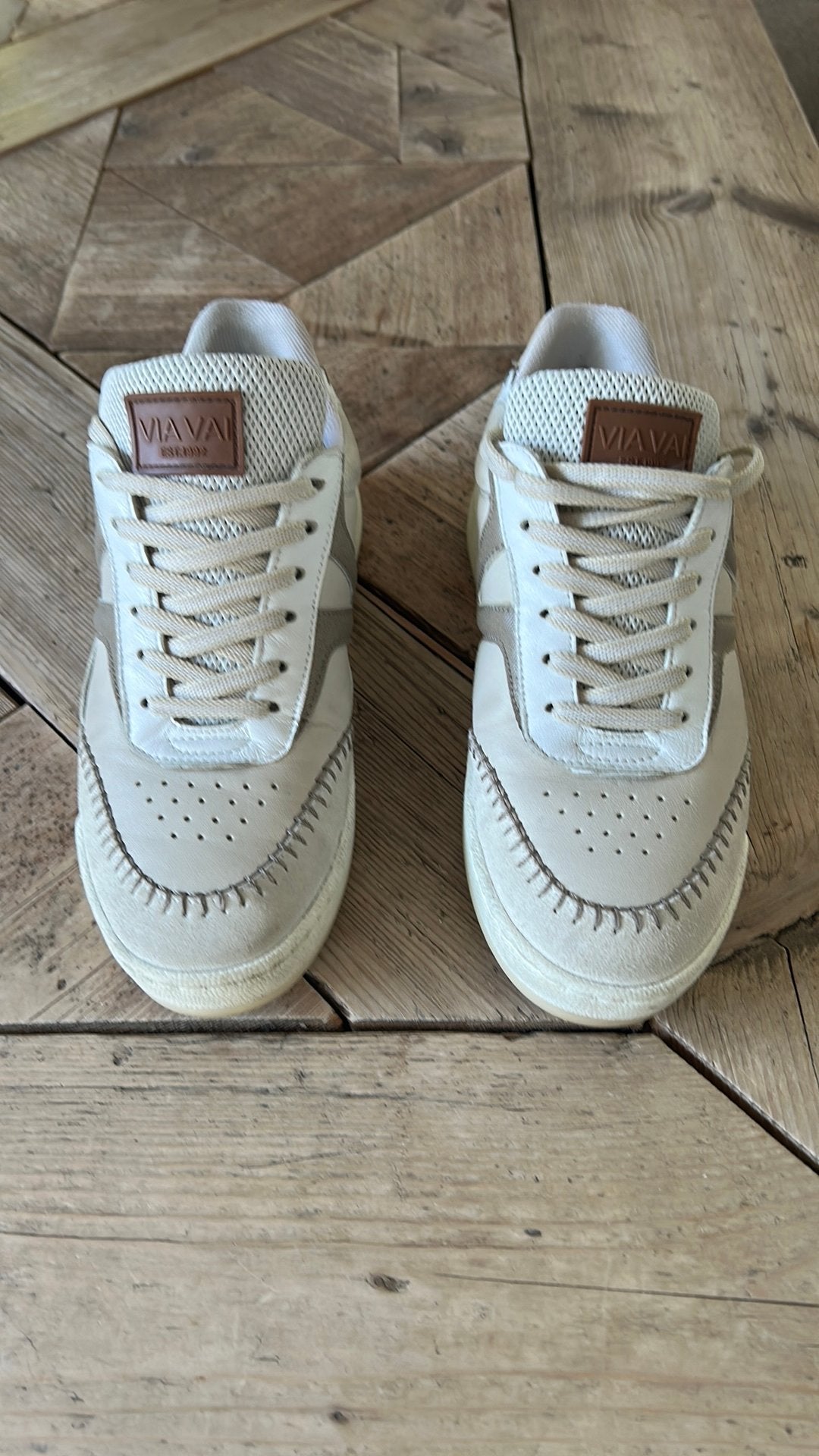 Via vai beige sneakers dames maat 38, Beige, Ophalen of Verzenden, Sneakers of Gympen, Gedragen