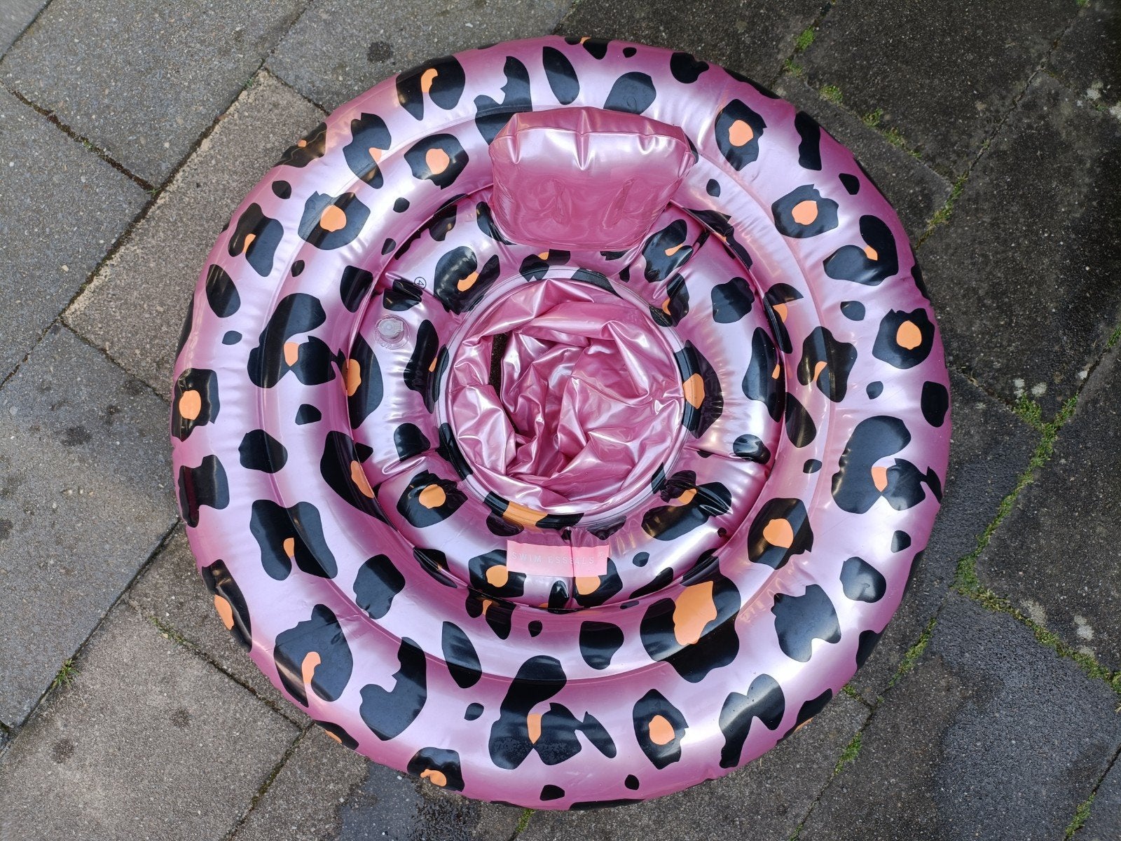 Swim Essentials Baby Float Roze Luipaardprint, Ophalen of Verzenden, Zo goed als nieuw