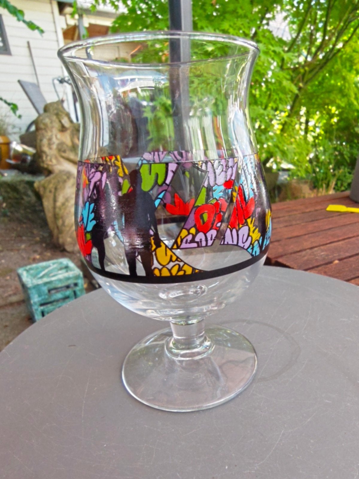 8 verschillende Duvel design glazen, Verzenden, Zo goed als nieuw, Glas of Glazen, Duvel