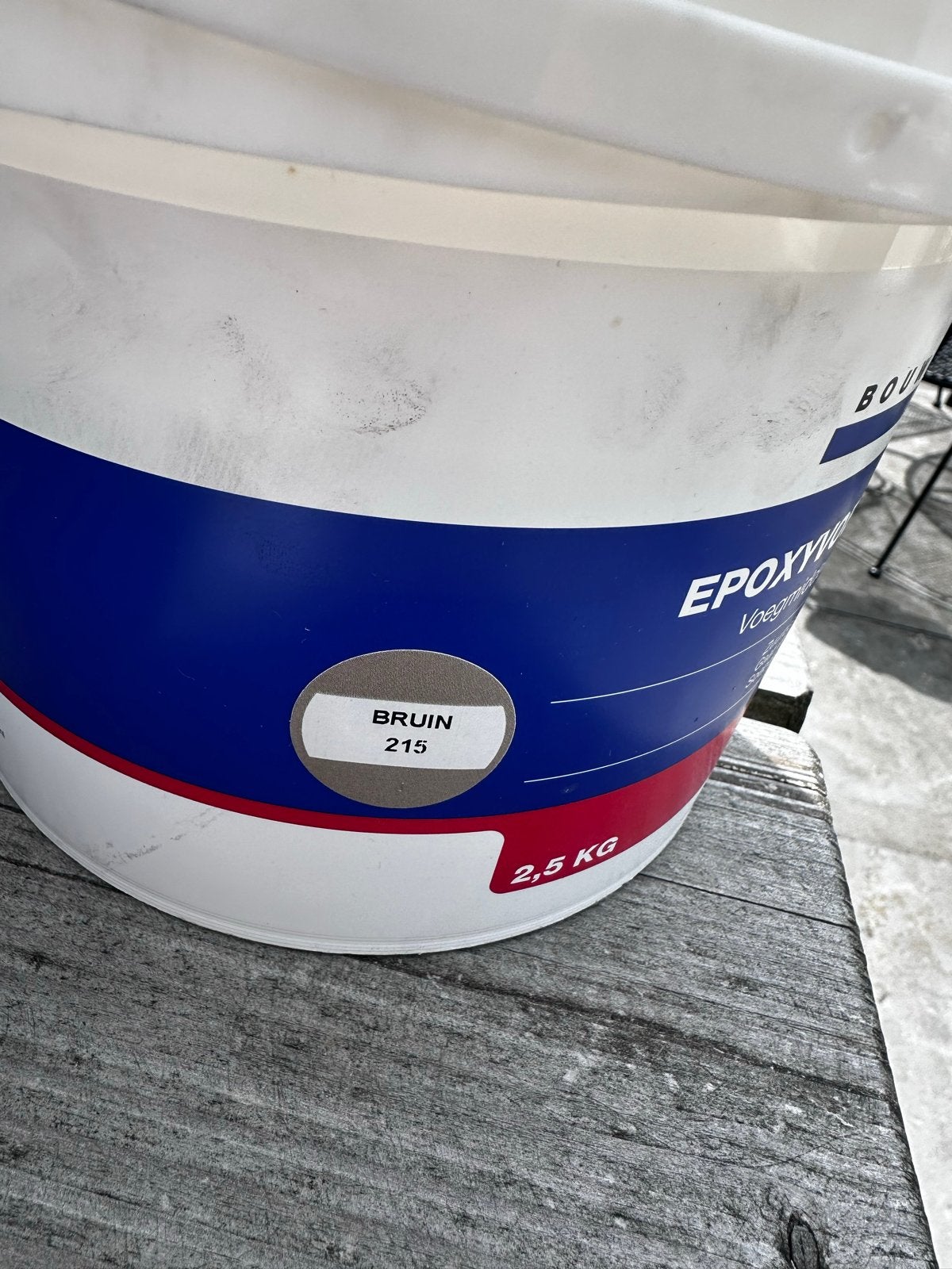 Epoxyvoegmiddel en lijm 2,5 kg - Diverse kleuren, Bruin, Nieuw, Ophalen of Verzenden, Verf