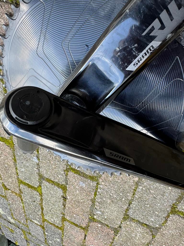 SRAM Crankstel 165mm met Powermeter en Kettingbladen, Fietsen en Brommers, Fietsonderdelen, Ophalen of Verzenden, Gebruikt, Racefiets