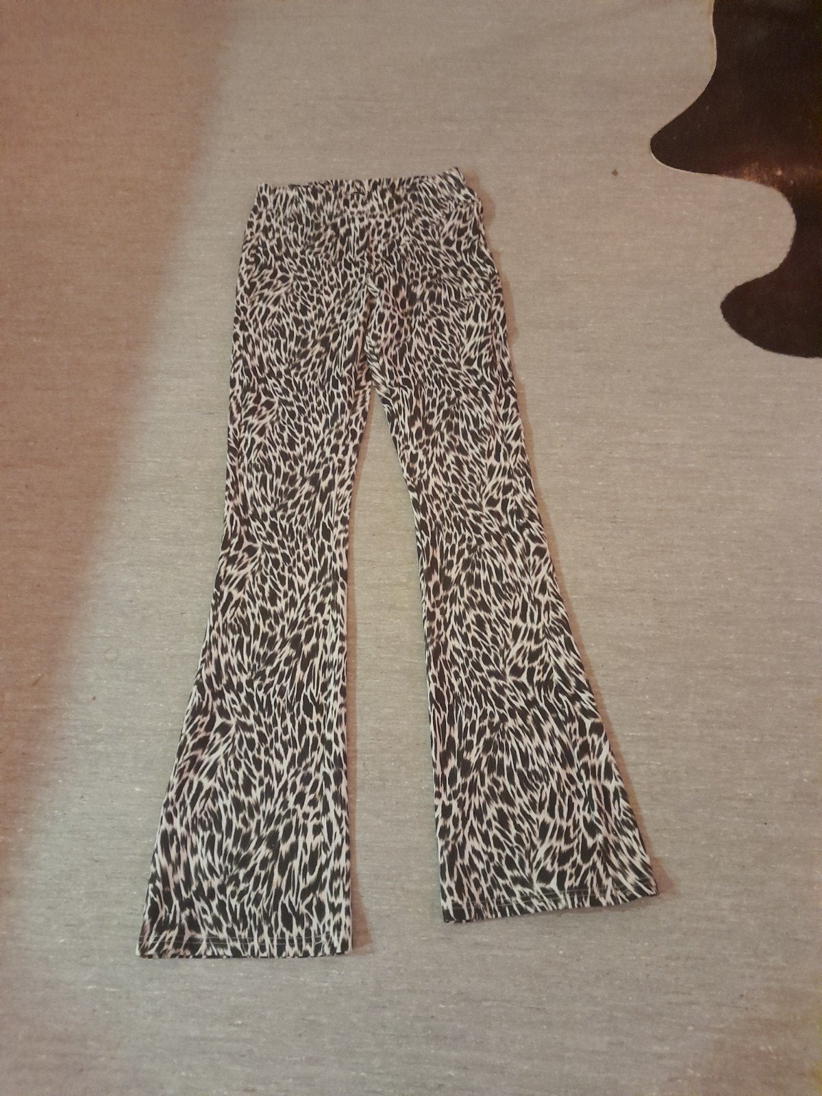 Seven Sisters flared broek met luipaardprint - Maat M, Maat 38/40 (M), Overige kleuren, Nieuw, Ophalen of Verzenden