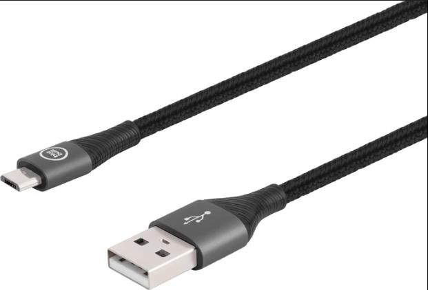 High quality USB-micro kabel, merk BlueBuilt, 1,5 meter, blk, Ophalen of Verzenden