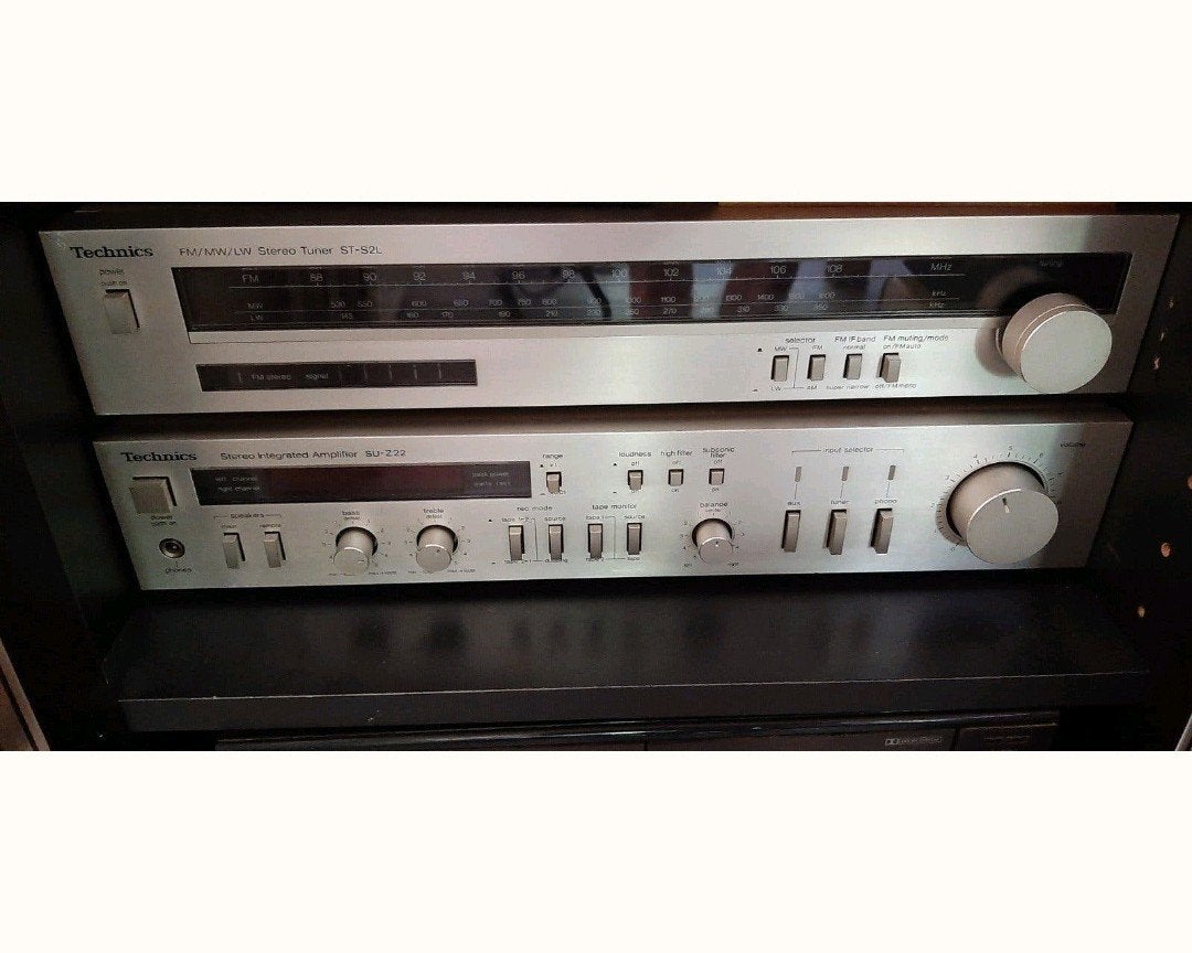 Aangeboden: een vintage Technics set bestaande uit de Stereo, Audio, Tv en Foto, Ophalen of Verzenden, Overige merken