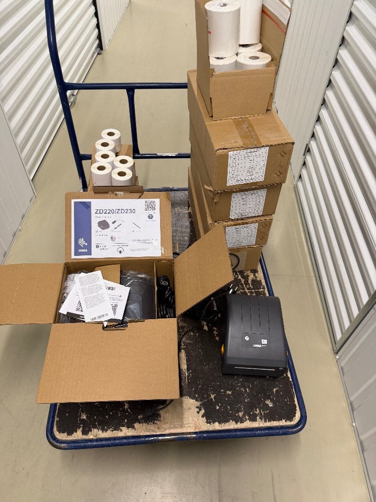 Labelprinters Zebra ZD220D plus labels, Verzenden, Nieuw, Etiket, Zebra