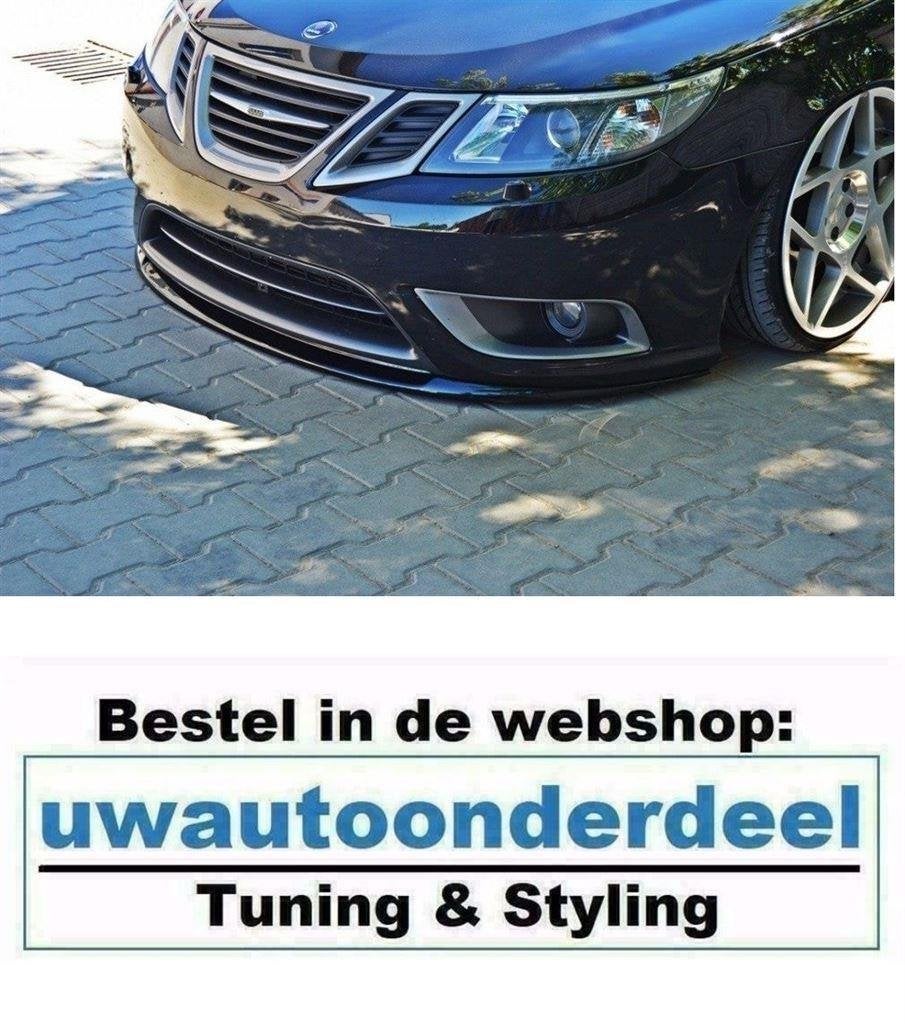 Maxton Spoiler Lip Splitter Voor Saab 9-3 93 Turbo X, Verzenden, Automotive Parts, A.parts@hotmail.nl, Trasmolenlaan 12 3447 GZ Woerden