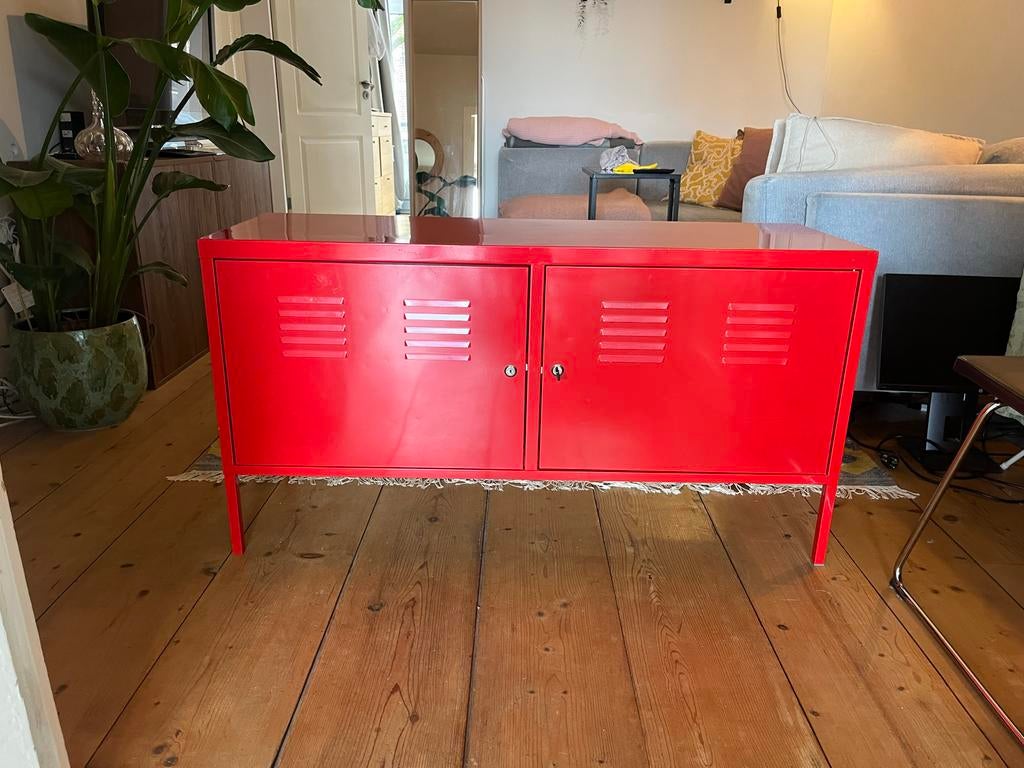 IKEA PS lockerkast rood, Huis en Inrichting, Kasten | Lockerkasten, Gebruikt, Ophalen